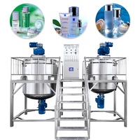 Mélangeur horizontal à grande vitesse de machine de mélangeur de liquide de poudre détergent liquide mélangeant le savon liquide faisant la machine