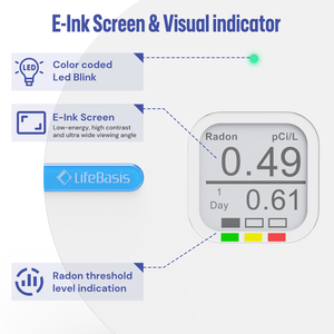 Moniteur numérique <span class=keywords><strong>de</strong></span> <span class=keywords><strong>radon</strong></span> Life Basis RN-300C |   Test <span class=keywords><strong>de</strong></span> <span class=keywords><strong>radon</strong></span> intérieur sans effort pour les maisons, les écoles, les bureaux - Product Image 4