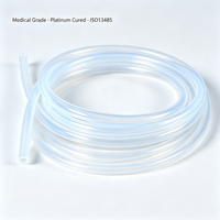 Tube en silicone pour pompe péristaltique, qualité médicale, vulcanisé au platine, ISO13485, USP Classe VI, pour drainage chirurgical, pompe IV, remplissage pharmaceutique
