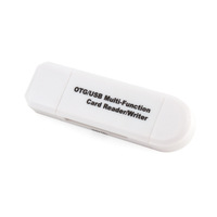Lector de Tarjetas Multifunción 2 en 1 USB 3.0 OTG, Lector de Tarjetas TF/SD/CF Externo de Alta Velocidad Universal para PC, Laptop y Teléfono