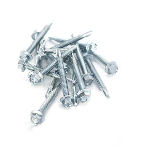 Vis autoforeuses à tête hexagonale professionnelle (métriques/pouces) pour toiture métallique, construction de charpente en acier, revêtement en zinc durable - Product Image 6