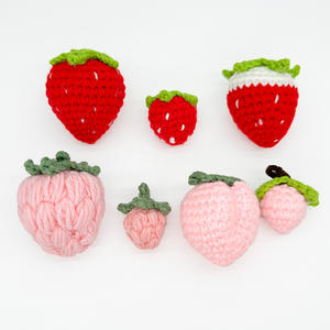จี้สตรอเบอร์รี่สำเร็จรูปพวงกุญแจ<span class=keywords><strong>ล</strong></span>ูกพลับถั่วแอป<span class=keywords><strong>เปิ้</strong></span><span class=keywords><strong>ล</strong></span>ส้มทานตะวันถักไหมพรมอุปกรณ์เสริมงานสำเร็จการศึกษาเป็นมิตรกับสิ่งแวดล้อม - Product Image 3