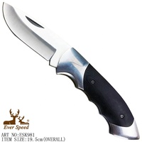 Poignée en acier inoxydable Offre Spéciale Camping poche pliant couteau tactique outil de survie OEM Laser gravure GS certifié