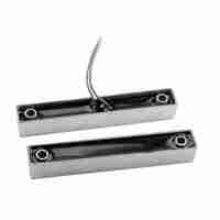 Capteur de contact magnétique filaire NC NO, distance de détection 30-50mm, détecteur de porte/fenêtre en alliage de zinc, détecteur d'intrusion domestique portable