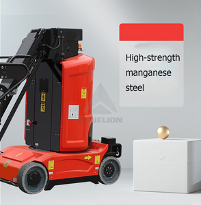 Elevador de plataforma telescópico autopropulsado eléctrico Brazo de mástil vertical Elevador de plataforma de elevación eléctrica de aluminio en voladizo - Product Image 3