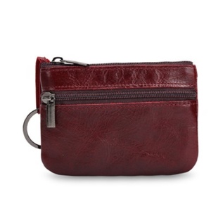 Mini Cartera de Cuero Genuino de Lujo, Tarjetero, Monedero, Llavero para Mujer - Product Image 5