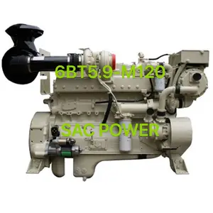 5.9L 120HP 220RPM Cummins Diesel Engine 6BT5.9-M120 Marine Boat Engine 6BT5.9-M120
