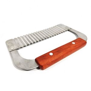 Cortador de Patatas Ondulado de Acero Inoxidable K1035 para Patatas Fritas, Verduras y Frutas, Cuchillo Ondulado para Patatas, Picador de Patatas, Máquina para Hacer Patatas Fritas - Product Image 4