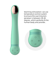Vibrateur pour clitoris, vagin et point G avec fonction de refroidissement/chauffage, 7 vitesses de vibration, étanche IPX7, charge magnétique pour femmes