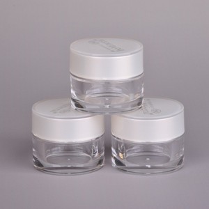 Acrylic nhựa chăm sóc da Acrylic Lotion Kem Jar 100ml 200ml bao bì mỹ phẩm sang trọng giá rẻ rỗng Kem Jar - Product Image 6