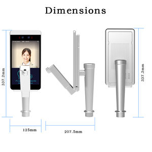 Sistema de Control de <span class=keywords><strong>Acceso</strong></span> con Reconocimiento Facial NFC y Logotipo Personalizable de Tendcent, Previene el Uso Indirecto, Medición de Temperatura - Product Image 4
