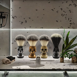 Cepillo de Espuma Sintética para Afeitar y Recortar el Cabello para Hombre, Especial para Barbería, de AliExpress - Product Image 3