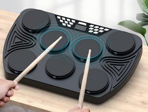 Wholesale MIDI electronic <b>drum</b>, jazz <b>drum</b>, force percussion <b>drum</b>, portable intelligent electronic <b>drum</b>, suitable for beginners - Product Image 1