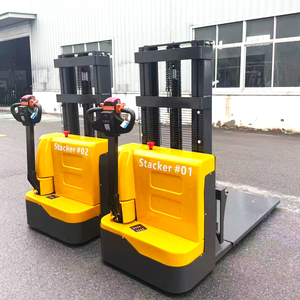 Factory Wholesale 2Ton Electric Self Loading Pallet <strong>Stacker</strong> Full Electric <strong>Hand</strong> <strong>Stacker</strong> 3000mm <strong>Lifting</strong> Height <strong>Hydraulic</strong> <strong>Stacker</strong> - Product Image 1