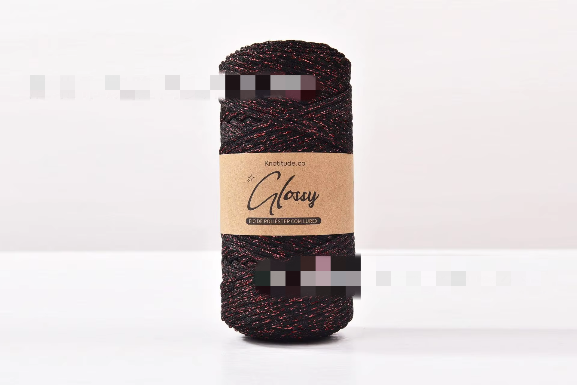 09. black + red silk - 3.0mm (100 yards)