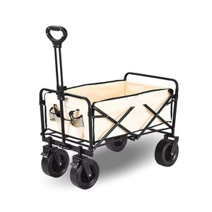 Carrinho de Golfe Portátil e Dobrável 2025 com Mesa, Carrinho de Camping, Carrinho de Praia para Compras e Armazenamento - Carrinho Dobrável para Acampamento - Product Image 1