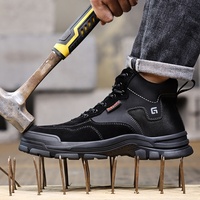 Bottes de sécurité GUYISA, nouvelle collection, isolées pour l'hiver, en microfibre, série outillage 10KV, noires, tendance, vente directe usine