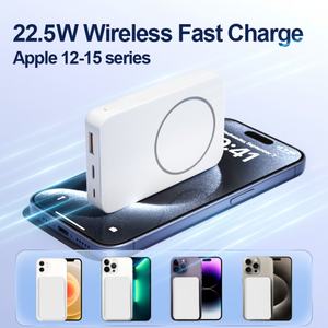 Cargador Portátil Magnético Inalámbrico OEM PD de 22.5w con Carga Rápida, Logotipo Personalizado, Batería de 10000mah para Teléfono - Product Image 6