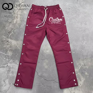 Manufacturer Custom <strong>Men's</strong> <strong>Summer</strong> Windbreaker Set <strong>Jacket</strong> and Nylon Pants Oversized Zip up Windbreaker Tracksuit Baggy Joggers OEM - Product Image 5