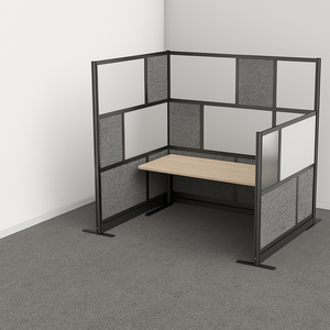 Système de division d'espace polyvalent avec cloison mobile pour tableau blanc et mur pour ordinateur pour un écran de séparation de bureau moderne - Product Image 2