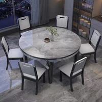 Table à manger pliante et convertible YOUTAI, design moderne, durable, ronde et rectangulaire, plateau en pierre, mobilier de maison, utilisation en parc