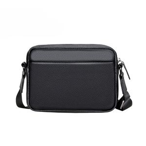 Grand sac à bandoulière en cuir PU pour hommes, sacs à main Vintage, sac à bandoulière imperméable de haute qualité - Product Image 2