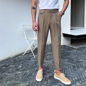 Pantaloni Casual da Uomo <span class=keywords><strong>Color</strong></span> Kaki, Vendita Calda, Stile Outdoor, Tinta Unita, Pantaloni Eleganti - Product Image 2