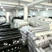 Tissu brossé teint 100 % polyester doux au toucher, largeur extra-large, haute qualité, vente en gros d'usine pour draps de lit, oreillers et matelas