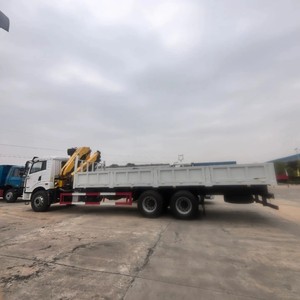 Camion grue à flèche télescopique FAW 6x4 de 12 tonnes et 16 tonnes avec flèche longue à 5 sections pour travaux d'ingénierie - Product Image 3
