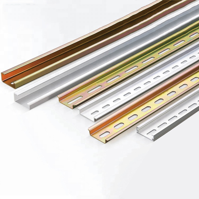TS-35 Mounting Galvanized High Quality Aluminum DIN Rail Steel Din Rail or Aluminum Din Rail Electric