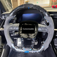 Volant en carbone forgé de rechange pour Audi A3 A4 S3 S4 RS5 Q5 TT RS3 R8 TTRS TTS 2013-2025 – Accessoires automobiles très demandés