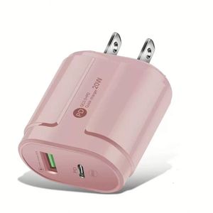 ที่ชาร์จโทรศัพท์20W สำหรับ iPhone 15 16 17ช่องเสียบ USB แบบ QC3.0ปลั๊ก US/EU ชาร์จเร็วอะแดปเตอร์ไฟ USB-C สำหรับ iPhone 15 16 - Product Image 2