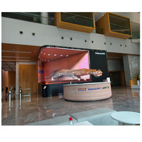 Pantalla LED 3D Unilumin Ultra HD sin Gafas, P1.25/P1.56, Video Wall Curvo con Clasificación IP65, Soporte Gráfico y SDK, para Exteriores y Aeropuertos