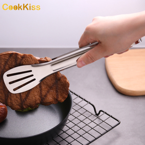 Pinces de cuisine en acier inoxydable pour barbecue, pinces à servir - Product Image 3