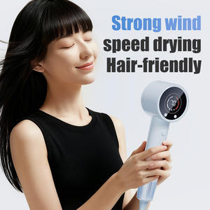 مجفف شعر محمول صغير الحجم عالي السرعة باللون الأبيض، أداة احترافية لتمليس الشعر، مجفف شعر متنقل لصالونات التجميل - Product Image 5
