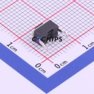 UK-B0205-G4.3-160-B Tactile Switch Through hole Component THT Switch Single Pole Single Throw Rectangle Button 1.6N Through Hole - Product Image 2