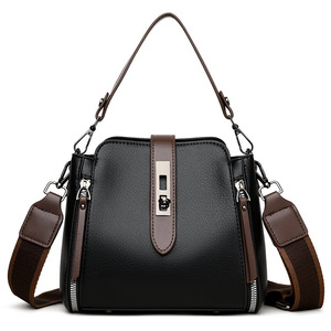 Bolso de hombro retro portátil transfronterizo de gran capacidad para mujer, con textura, de alta gama, a la moda, para el día a día, para madres. - Product Image 4
