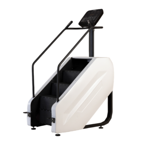 Stepper Pliable Blanc - Machine D'escalade Verticale Nouvelle Version - Réglage Inclinaison