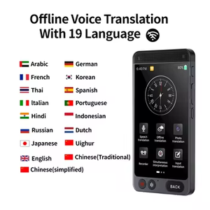 Dispositivo de traductor inteligente D21, intérprete en línea en tiempo Real de 2000mAh para 142 idiomas, sistema Android, pantalla táctil a Color IPS 5G/4G - Product Image 4