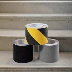 เทปกันลื่น PVC สีเหลือง 80 กริต สำหรับบันไดภายนอก กันน้ำ กาวติดแน่น - Product Image 3