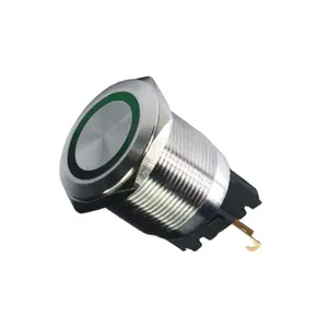Lampada di segnalazione in miniatura in metallo di buona qualità ip67 indicatore della macchina illuminato led