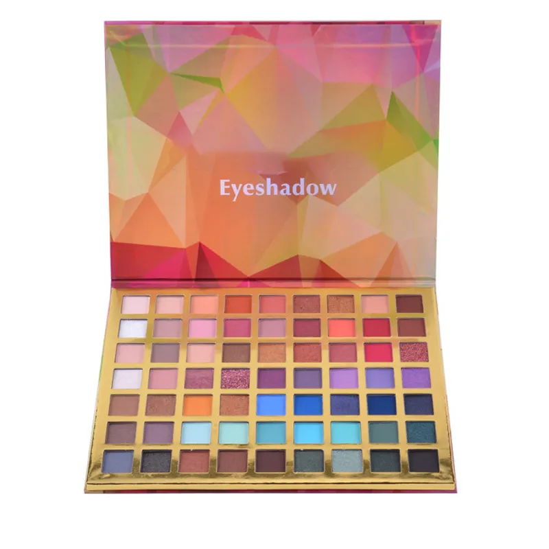 63 Colors diy Eye Shadow palette mineral glitter Eyeshadow book set Makeup matte long lasting Private Label logo eye care