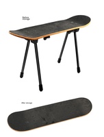 Pieds de table pliants en alliage d'aluminium Pieds de table de camping Pieds de skateboard à usage intensif Pieds de support pour skateboard