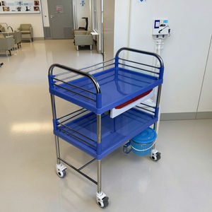 스테인리스 스틸 및 ABS 재질의 병원 응급 의료 트롤리 - Product Image 2