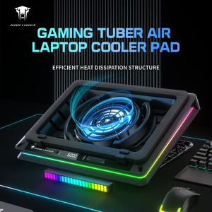 JungleLeopard D16 Large Turbo Laptop Cooler Adjustable Baffle Design RGB Light Notebook <b>Cooling</b> <b>Pad</b> Digital Display 13-18.6 Inch - Product Image 6