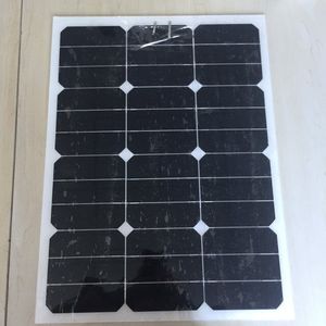 แผงโซลาร์เซลล์แบบยืดหยุ่นน้ำหนักเบา 50W 12V ชุดโซลาร์เซลล์แบบยืดหยุ่น - Product Image 4