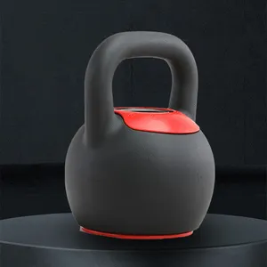 Kettlebell แบบปรับได้,อุปกรณ์เล่นยิมทำจากเหล็กหล่อสำหรับยกน้ำหนักฟิตเนส