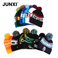 Gorro térmico con pompón, gorro de invierno cálido personalizado para adultos, gorro grueso de punto, forro polar, Unisex, informal, resistente al frío para exteriores