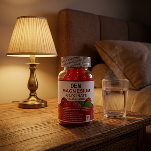 Gummies au glycinate de magnésium OEM, véganes, pour le sommeil, la santé des os, des articulations et des muscles, 400 mg - Product Image 2