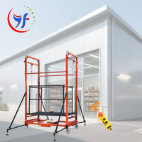 Vente directe usine : Plateforme élévatrice mobile électrique 2-15m, capacité 500kg, avec fourche cisailante et roues, palan électrique